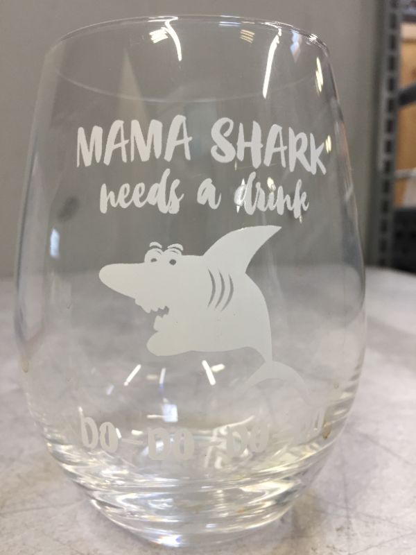 Photo 1 of 15oz Mom stemless wine glass 