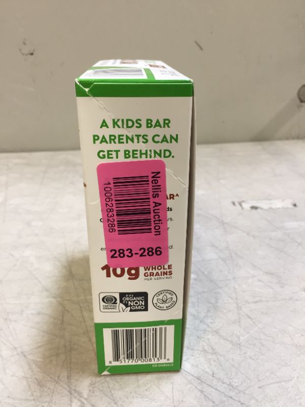 Photo 1 of  Organic Kids Energy Bar, Chocolate Chip 10 Count EXP 03/10/2022