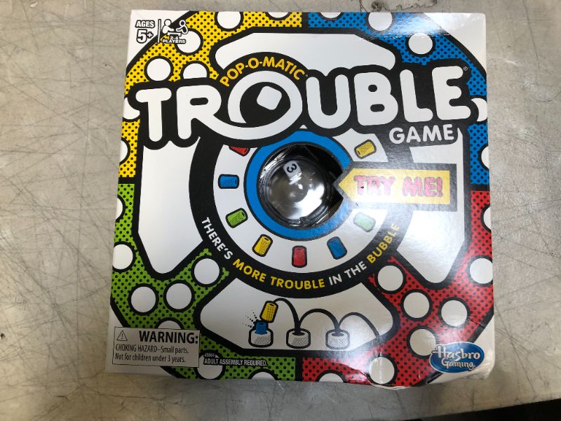 Photo 2 of Hasbro Gaming Trouble Board Game Includes Bonus Power Die and Shield, Game for Kids Ages 5 and Up, 2-4 Players (Amazon Exclusive)
