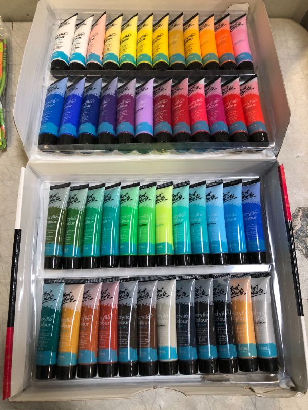 Photo 3 of Acrylic Paint Set, 48 Colors x 36 ml