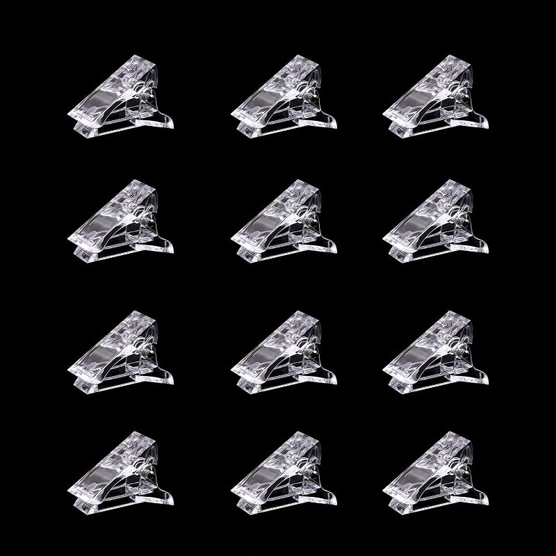 Photo 1 of 3 PACK Beauty Time 12Pcs Nail Tips Clip for Quick Building Polygel nail forms Nail clips for polygel Finger Nail Extension UV LED Builder Clamps Manicure Nail Art Tool, 12 Count (Pack of 1)
