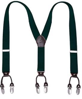 Photo 1 of KANGDAI Mens Braces Y Style Braces One Size Adjustable Suspenders Trouser Braces Salopette Braces Strong Metal Clips Mens Braces
