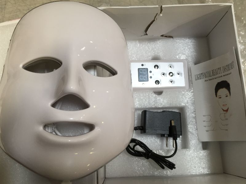 Photo 2 of 7 Color LED Face Mask,SPA Facial Equipment, Beauty Salon Equipment, Facial Skin Care Machine, Multifunctional LED Light For Face-1