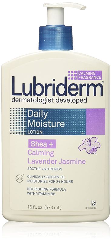 Photo 1 of Lubriderm Lotions, Shea Plus Calming, Lavender Jasmine, 16 Ounce (Pack of 2)