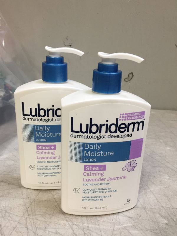 Photo 2 of Lubriderm Lotions, Shea Plus Calming, Lavender Jasmine, 16 Ounce (Pack of 2)