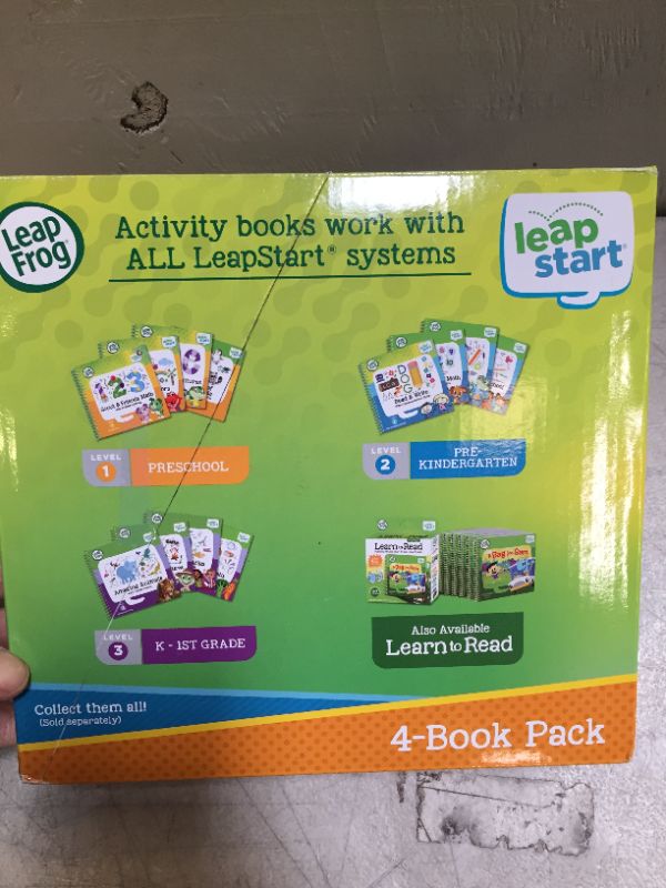 Photo 3 of Leapfrog Leapstart Preschool 4in1 Activity Book Bundle with Abc, Shapes and Colors, Math, Animals, Level 1
