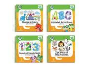 Photo 1 of Leapfrog Leapstart Preschool 4in1 Activity Book Bundle with Abc, Shapes and Colors, Math, Animals, Level 1
