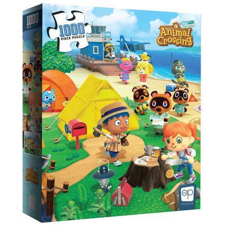 Photo 1 of Animal Crossing: New Horizons “Welcome to Animal Crossing” Jigsaw Puzzle, 1000-Pieces
