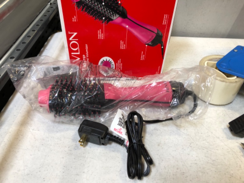 Photo 1 of REVLON One-Step Volumizer Original 1.0 Hair Dryer and Hot Air Brush, Pink

