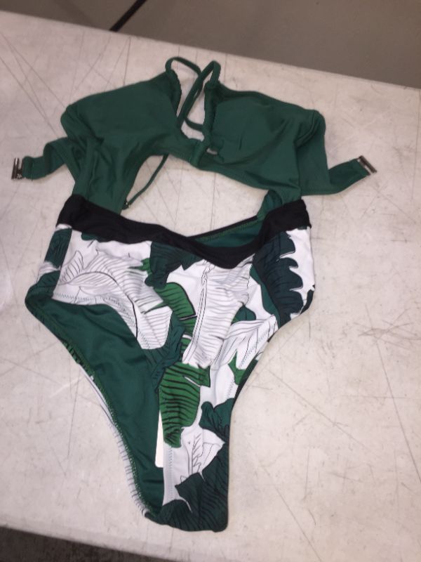 Photo 1 of WOMENS GREEN BATHING SUIT SMALL