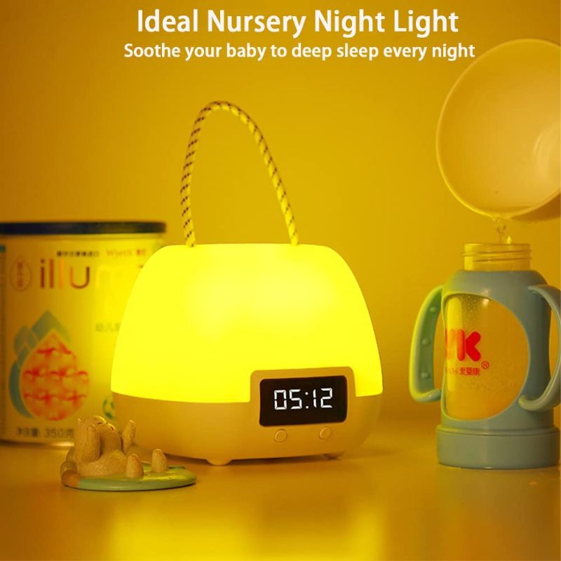 Photo 1 of Bedside Lamp Rechargeable Night Light for Kids Gift, Dimmable Remote Control LED Lamps with Handle for Bedroom Nightstand Nursery Breastfeed Table Lamp USB Port Night Lamp for Kid with Timer
