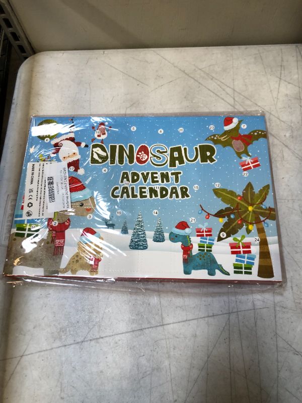Photo 2 of Kederwa Christmas Dinosaur Advent Calendar 2021 for Kids Christmas Countdown Calendar with 24 Pack Dinosaur Figure Toys Christmas Gifts for Boys Girls
