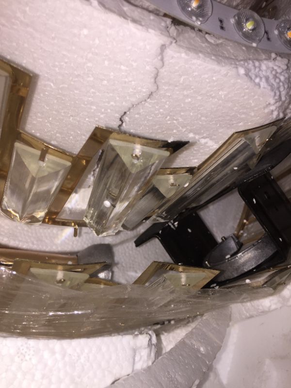 Photo 1 of 42 INCH RETRACTABLE GOLD CEILING FANS WITH LIGHTS AND REMOTE