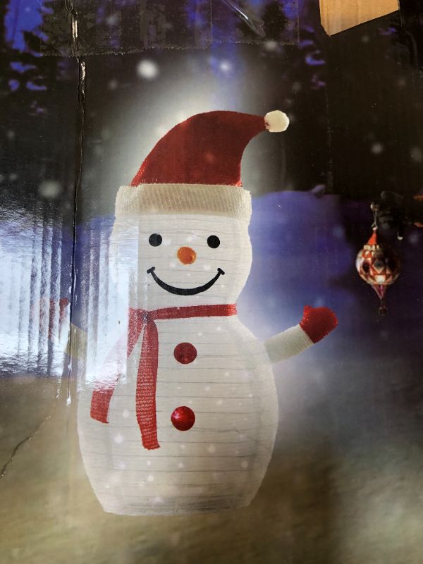 Photo 1 of CHRISTMAS LIGHTED SNOWMAN 45 LED COOL WHITE