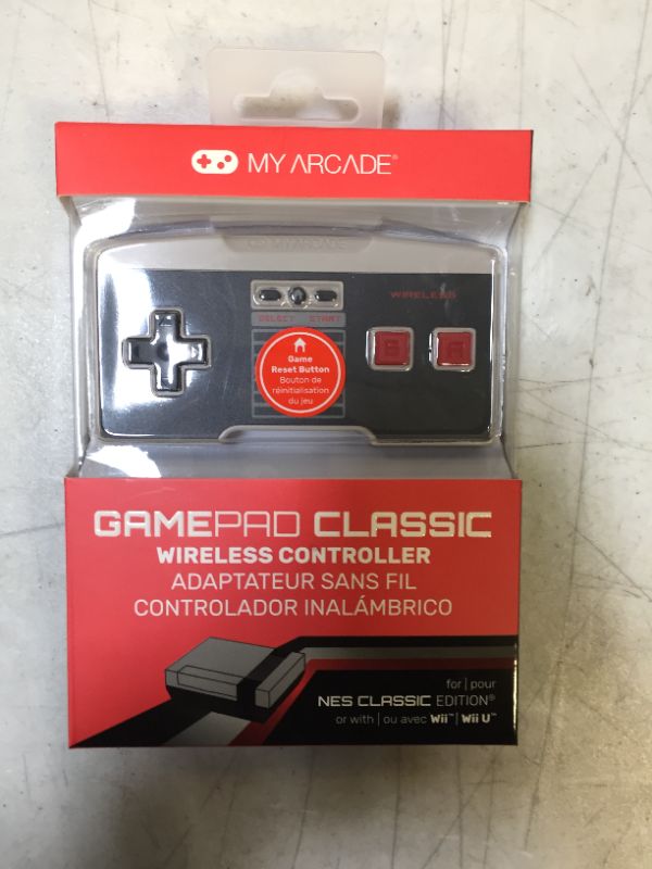 Photo 2 of My Arcade GamePad Classic: Non-Wired Controller for the NES Classic Edition Gaming System & Wii, DreamGEAR, 845620029273
