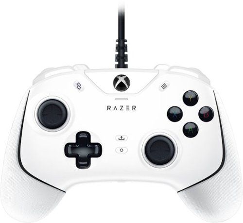 Photo 1 of Razer - Wolverine V2 Wired Gaming Controller for Xbox Series X|S, Xbox One, PC with Remappable Front-Facing Buttons - White
