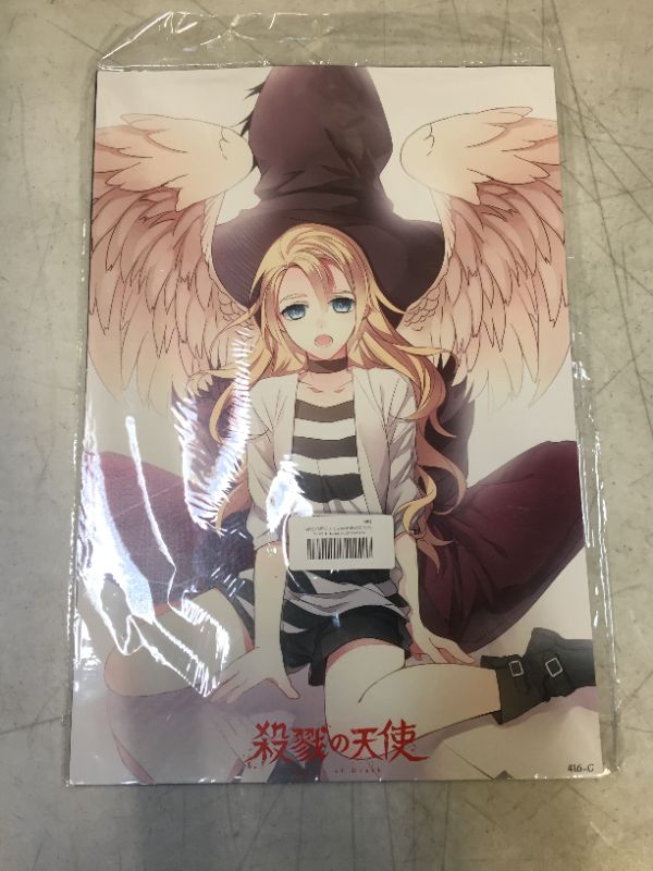 Photo 2 of Xiumui Japanese Anime Poster for Home Decor, Set of 8, 16.5" x 11.5" (Angels of Death)
