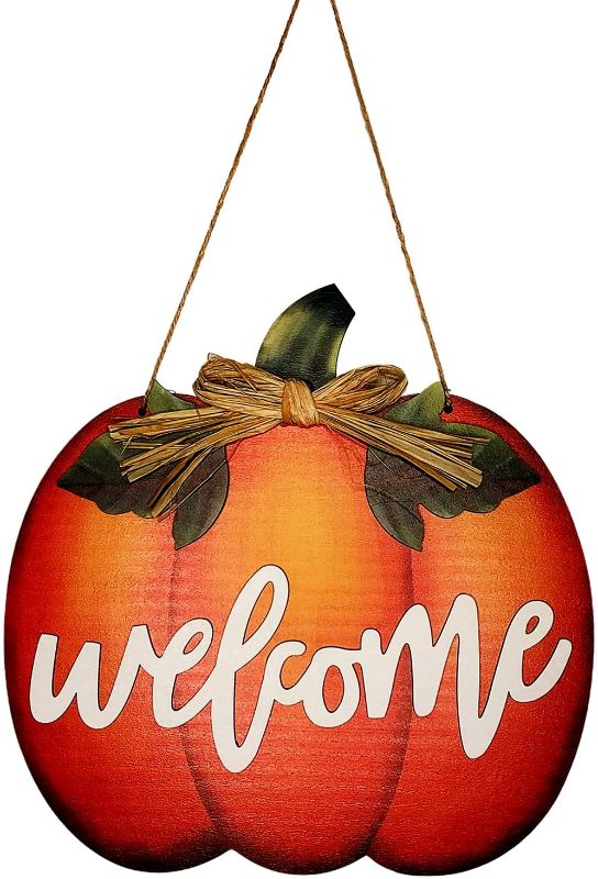 Photo 1 of WINGWING, Pumpkin Welcome Sign 12x12x0.2 inches