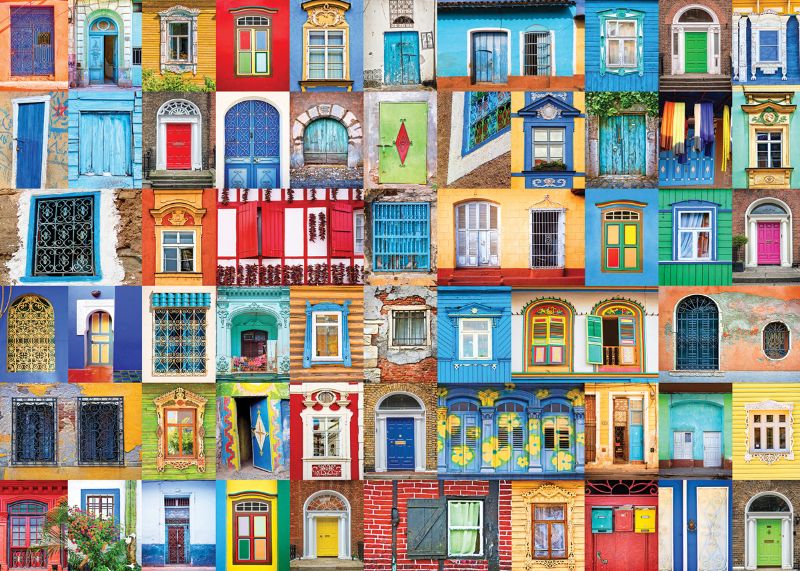 Photo 1 of About Colorcraft Delightful Doors and Windows 1000 PC PUZZLE 
