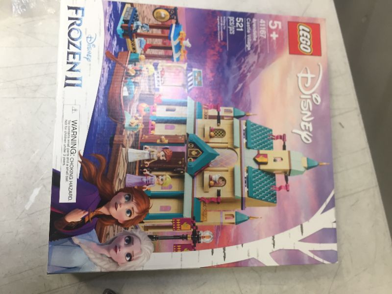 Photo 2 of LEGO 41167 Disney Frozen II Arendelle Castle Village with Princess' Anna and Elsa Plus Kristoff Mini Dolls Princess' Castle, Market Rowing Boat, Cat, 2 Birds, Toy Set for Girls and Boys 5+ Years Old
