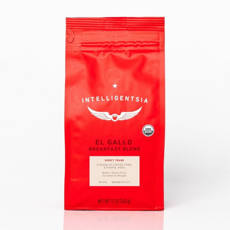 Photo 1 of Intelligentsia Organic El Gallo Breakfast Blend Coffee 12 oz. Bag
exp dec 6 2021