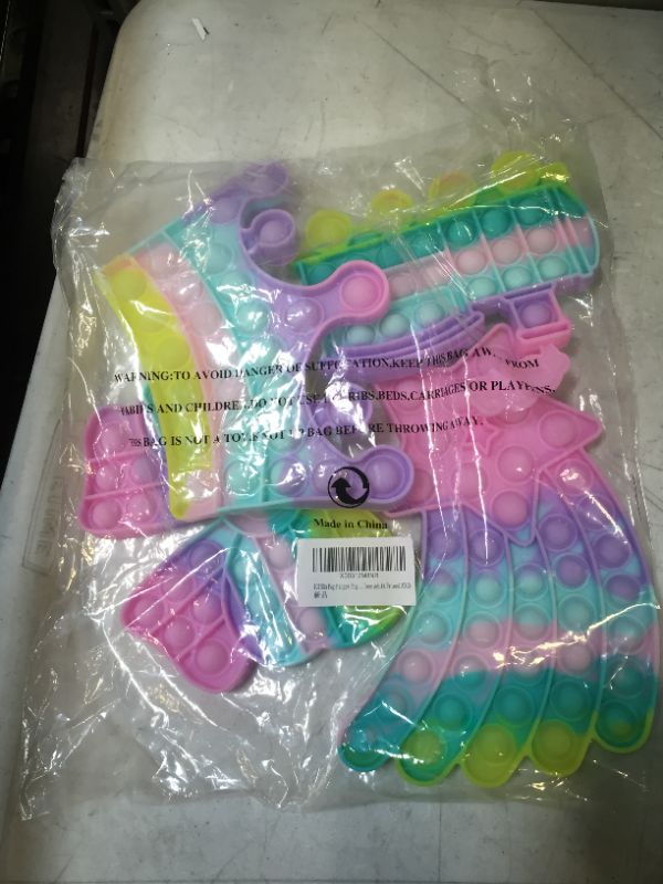 Photo 1 of  Pop Popper Fidget Figetget Sensory Its Toy Popping Anxiety Autism Stress Relieve Bubble Silicone Gift Special Need for Girl Boy Kid Teen Adult Friend ADHD Rainbow Bowknot Crown
