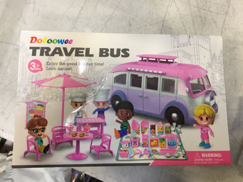 Photo 1 of travel bus toy for kids blue