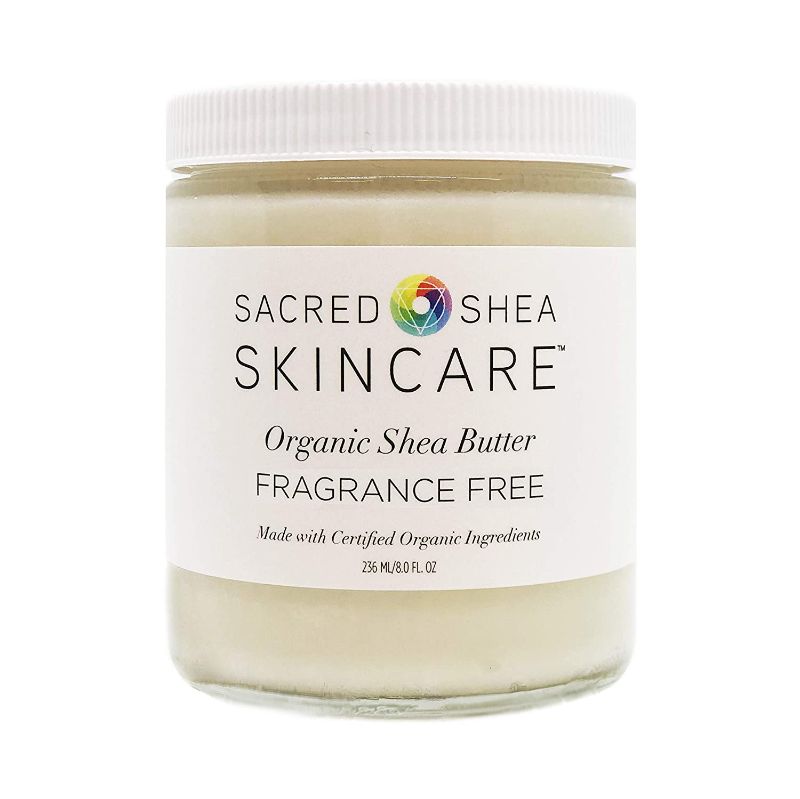 Photo 1 of Sacred Shea Skincare Organic Shea Body Butter, Fragrance Free Beauty Butter, Beauty Butter 8 oz. EXP 12/30/2024
