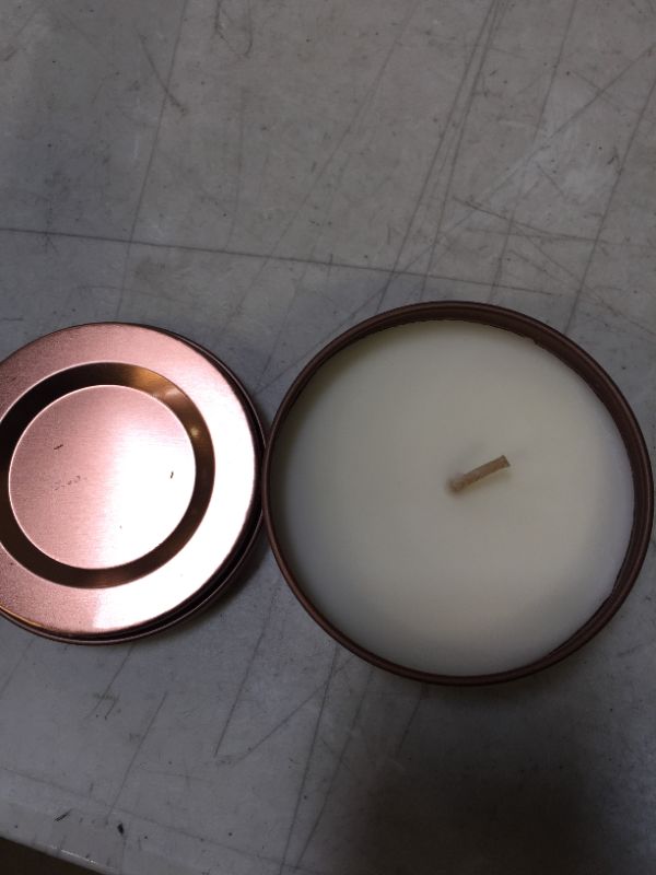 Photo 3 of Auric Moon | Rosewater + Wildflowers Scented Luxury Soy Coconut Candle