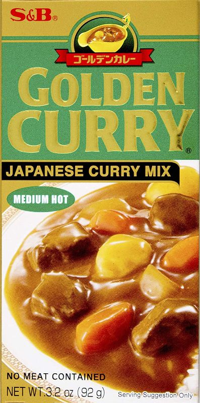 Photo 1 of 5 S&B, Golden Curry Sauce Mix, Medium Hot, 3.2 oz BB03/23/2023
