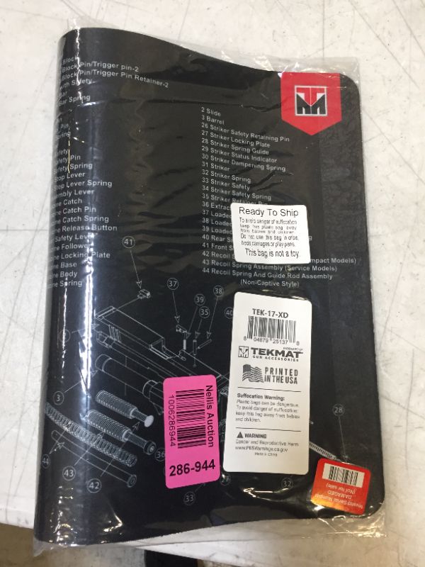 Photo 2 of TekMat Cleaning Mat for use with Springfield XD, Black
