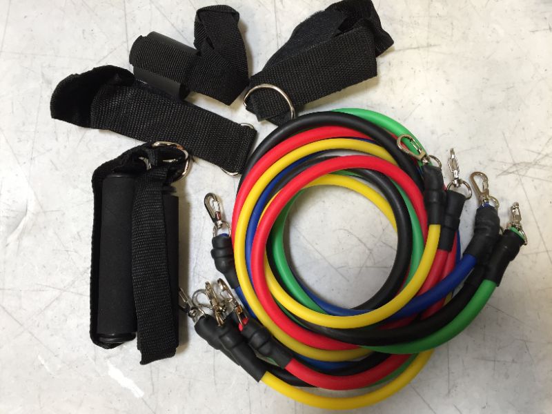 Photo 1 of 11pcs resistant band set comes as shown 