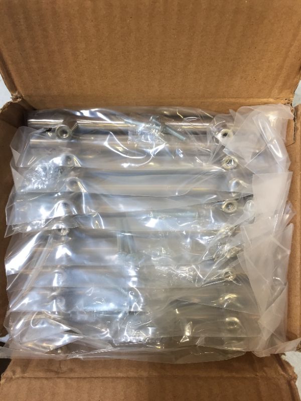 Photo 2 of 6" Solid Barrel Pull in Satin Nickel, 10-pack #188839
