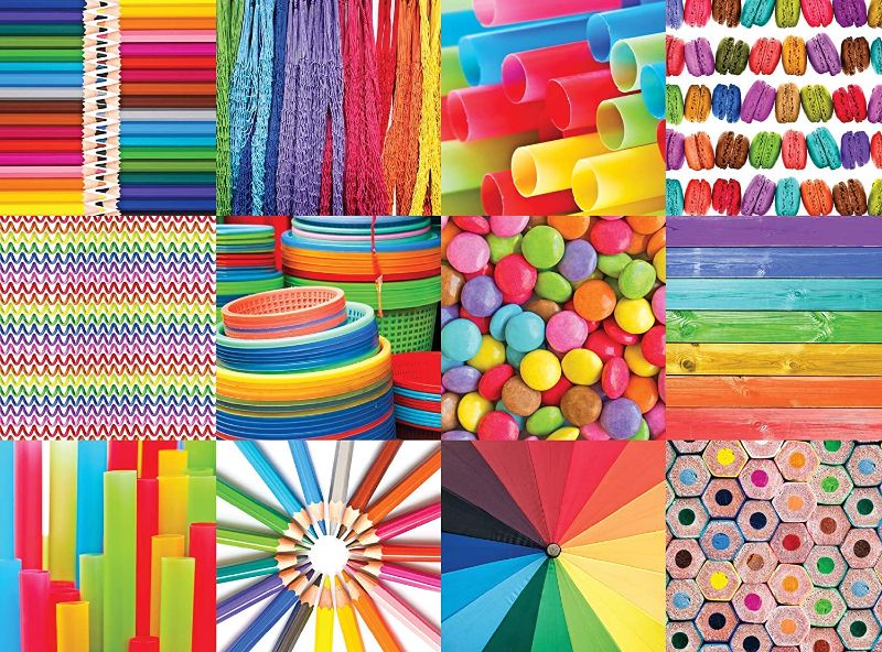 Photo 1 of Colorful Collage 1000 Piece Jigsaw Puzzle