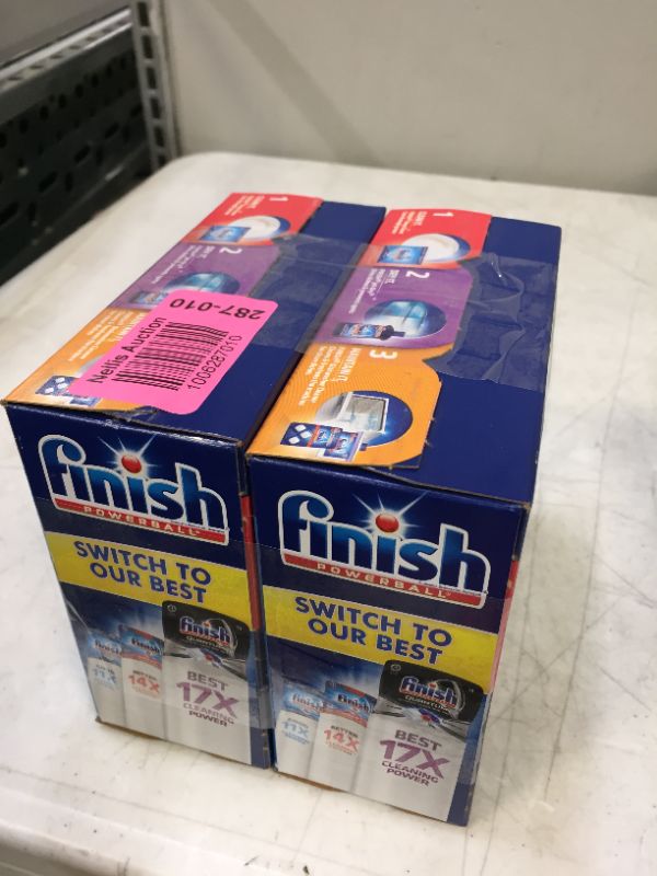 Photo 3 of 2 Finish All in 1 Powerball Fresh, 20ct, Dishwasher Detergent Tablets
