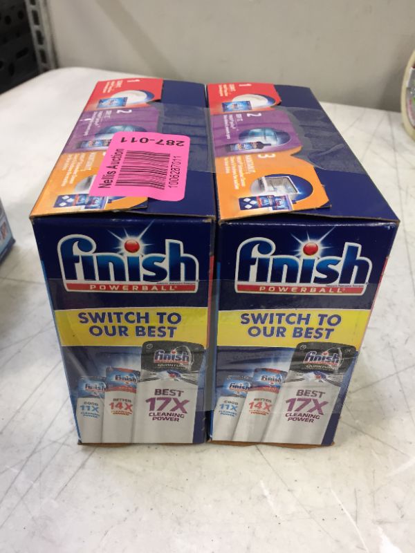 Photo 3 of 2 Finish All in 1 Powerball Fresh, 20ct, Dishwasher Detergent Tablets
