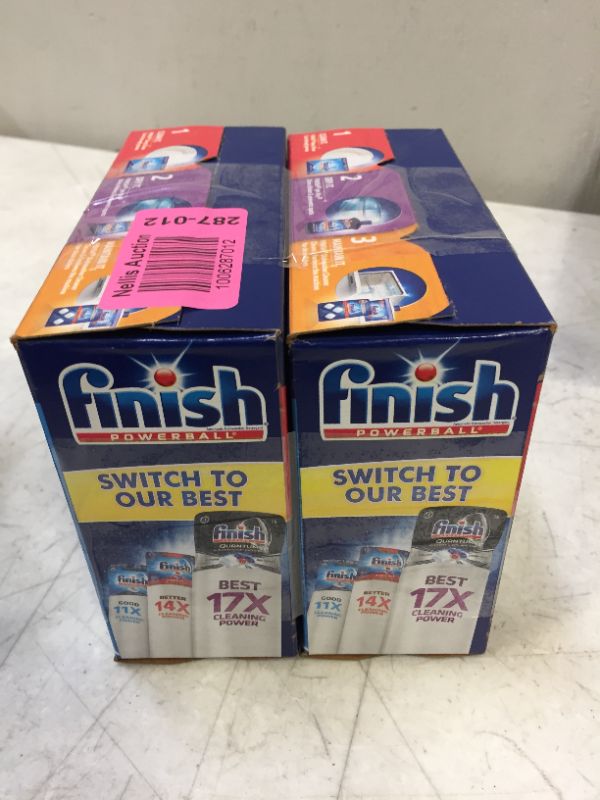 Photo 3 of 2 Finish All in 1 Powerball Fresh, 20ct, Dishwasher Detergent Tablets
