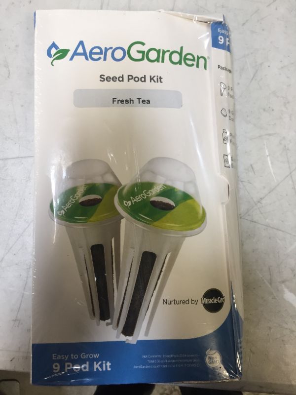 Photo 2 of AeroGarden Fresh Tea 9 Seed Pod Kit sell by 07/2022
