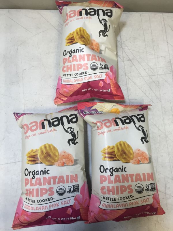 Photo 2 of Barnana Organic Plantain Chips, Himalayan Pink Salt, Paleo, Vegan, Grain Free Chips,5 Ounce (Pack of 3) BB 04MAR2022
