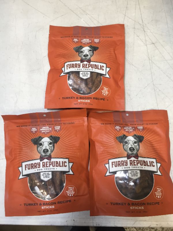 Photo 2 of 3 Furry Republic Dog Treats, Soft and Chewy Bones Made in the USA BB 03/03/2022
