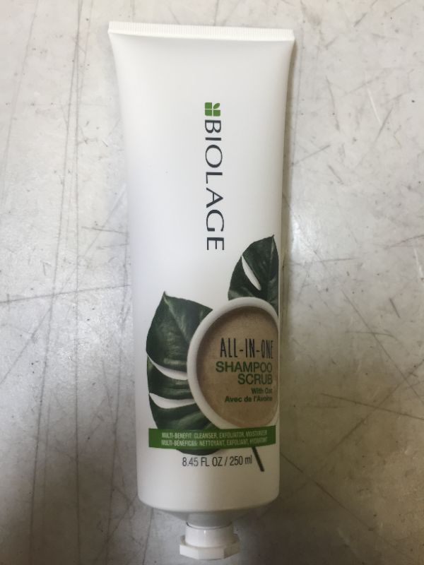 Photo 2 of Biolage All-In-One Multi-Benefit Shampoo Scrub | Cleanses, Detoxifies & Gently Exfoliates Scalp | For All Hair Types | Vegan
