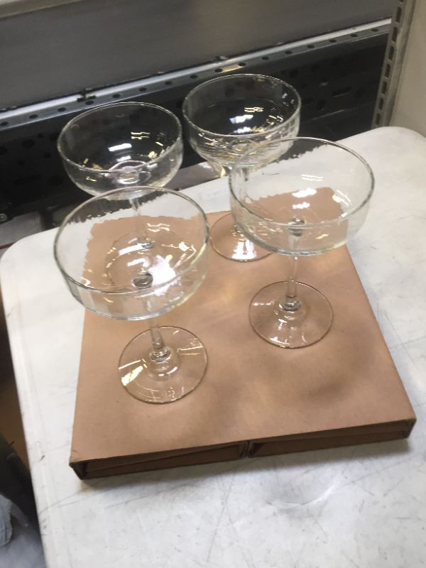 Photo 1 of 4 martini glasses 