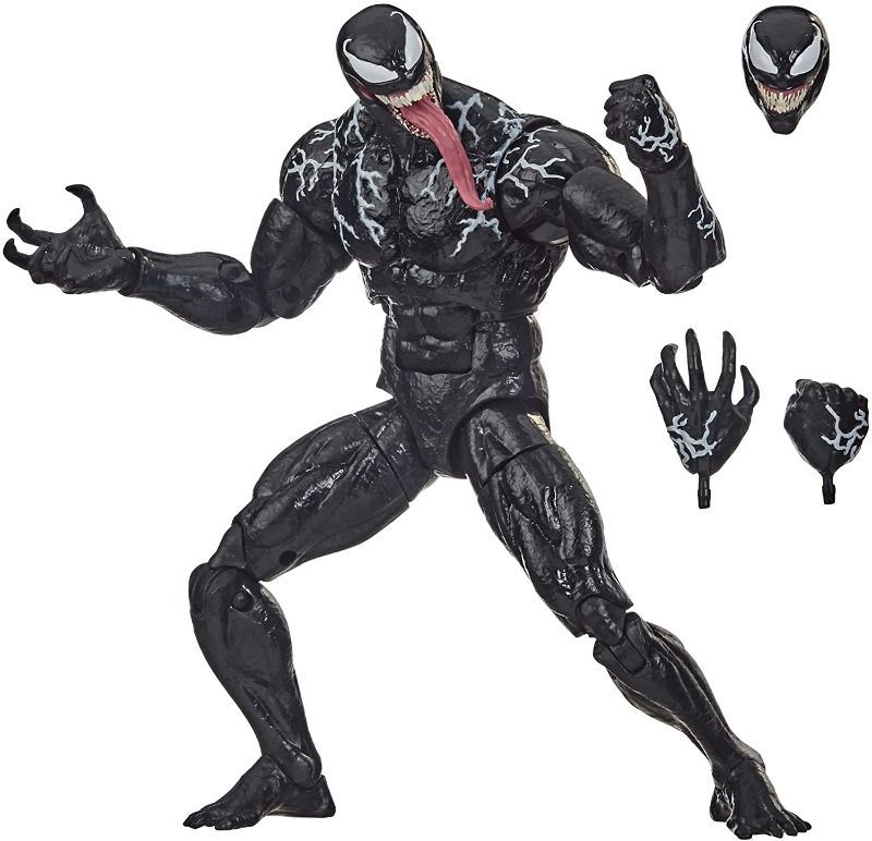 Photo 1 of Marvel Hasbro Legends Series Venom 6-inch Collectible Action Figure Venom Toy, Premium Design and 3 Accessories
