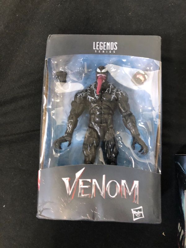 Photo 2 of Marvel Hasbro Legends Series Venom 6-inch Collectible Action Figure Venom Toy, Premium Design and 3 Accessories
