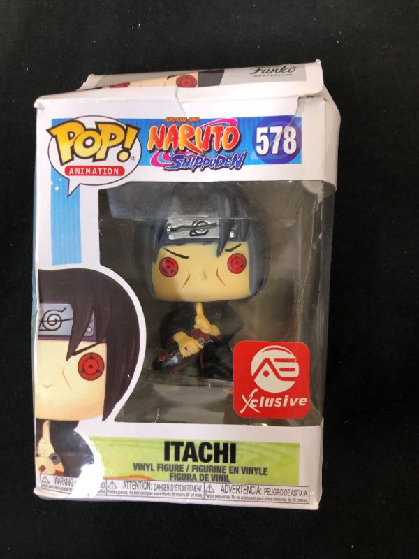 Photo 2 of Funko POP! Naruto - Itachi with Kunai Collectible Figure (Alliance Entertainment Exclusive)
