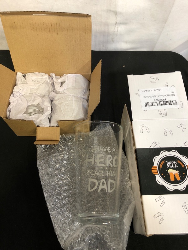 Photo 3 of 2PC LOT
(100-Count) Canning Lids, Regular Mouth Mason Jar Lids, Leak Proof Split-type Lids with Silicone Seals Rings for Kerr and Ball Canning Jars, Food Storage

Modwnfy Father Beer Glass- I Have a Hero I Call Him Dad Beer Glass,Funny Beer Pint Glass for