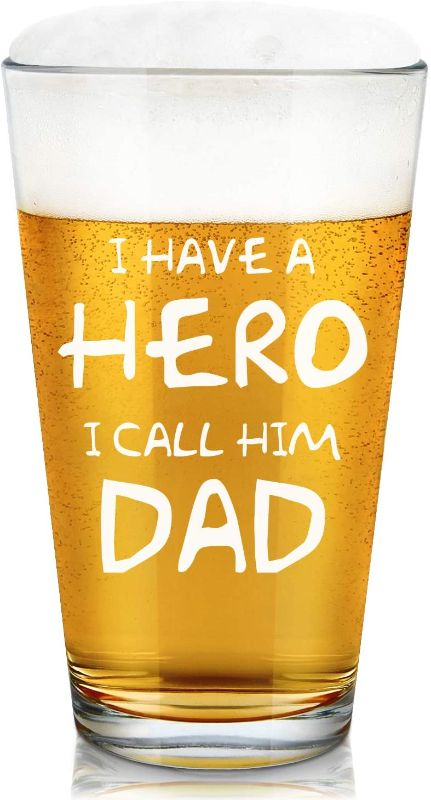 Photo 1 of 2PC LOT
(100-Count) Canning Lids, Regular Mouth Mason Jar Lids, Leak Proof Split-type Lids with Silicone Seals Rings for Kerr and Ball Canning Jars, Food Storage

Modwnfy Father Beer Glass- I Have a Hero I Call Him Dad Beer Glass,Funny Beer Pint Glass for