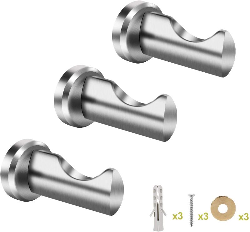 Photo 1 of 2PC LOT
Bath Towel Hooks Brushed Nickel 3 Packs, Modern Wall Mount Bathroom Door Hooks for Hanging Towels Wall Hooks Stainless Steel Heavy Duty Clothes Coat Robe Hand Towel Hook Rack (Brushed Nickel)

24 Pack Canning Lids?Mason Jar Lids, Regular Mouth, Ca