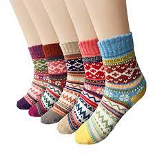 Photo 1 of Loritta 5 Pairs Womens Wool Socks Thick Knit Vintage Winter Warm Cozy Crew Socks Gifts
2 COUNT, ONE SIZE 