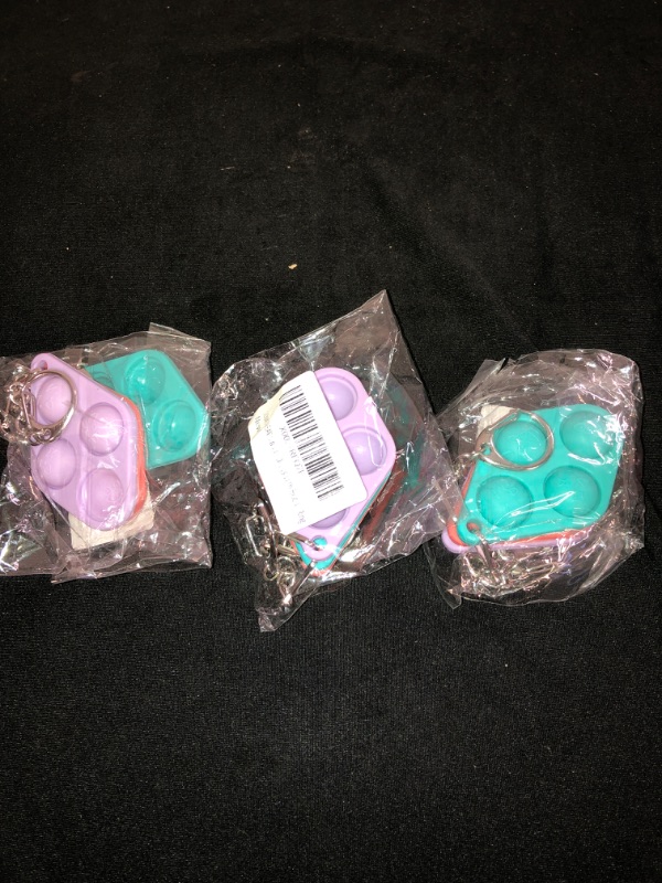 Photo 1 of 3PK SIMPLE DIMPLE KEYCHAINS, 3 COUNT 